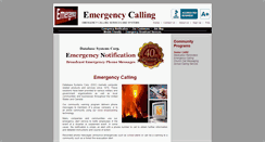 Desktop Screenshot of emergency-calling.com