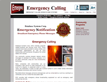 Tablet Screenshot of emergency-calling.com